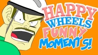 HAPPY WHEELS  FUNNY MOMENTS MONTAGE 2 [upl. by Hewart]