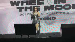 4K 240519 Wheein 휘인 Ment 1  Los Angeles  Beyond Tour [upl. by Attelra]