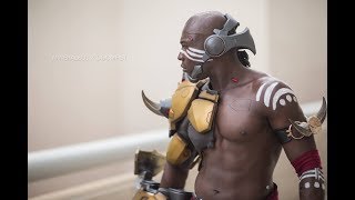 Official DOOMFIST Cosplay at GAMESCOM 2017 [upl. by Oihsoy]