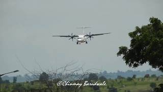 JALGAON AIRPORT Landing Truejet 2T716 Mumbai to Jalgaon [upl. by Nahttam]