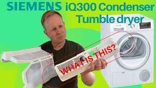 SIEMENS iQ300 Condenser Tumble Dryer WT45N202GB Review  2 important notes [upl. by Idnym]