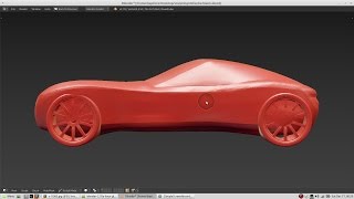 Blender Scultping Timelapse Base Sculpt of car [upl. by Cotter]