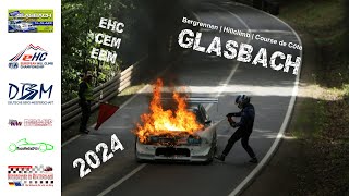 Glasbachrennen 2024  Race Action Sound Feuer Unfall  Karl Schagerl  Bergrennen EM  Onboard [upl. by Ahsrav]