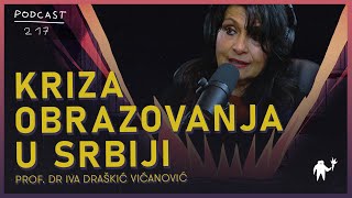 Kriza obrazovanja u Srbiji  prof dr Iva Draškić Vićanović  Agelast 217 [upl. by Grubb]