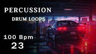 Classic Percussion Drum Loop 100 Bpm 23  Sample Pack Loop  Free Type Beat [upl. by Helve]