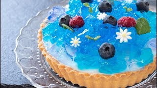 紫陽花ゼリータルトの作り方 Hydrangea jelly tart｜HidaMari Cooking [upl. by Salakcin]