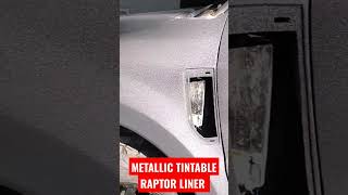 Metallic Tintable Raptor Liner Paint Job raptorliner bedliner Gunmetalgrey metallic [upl. by Chamberlain]