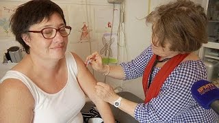 Lancement de la campagne de vaccination contre la grippe [upl. by Ahsenar30]