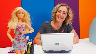 Puppenvideo für Kinder Nicoles Arbeitsagentur Barbie sucht einen Job [upl. by Eileek971]