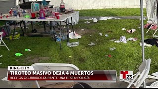 Tiroteo masivo en King City deja 4 muertos y 3 heridos durante una fiesta [upl. by Urbain]