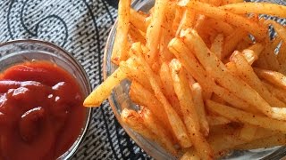 Air fryer recipes  French Fries using Air Fryer  Oil Free Frying  Potato Fries No oil recipe [upl. by Nidak]