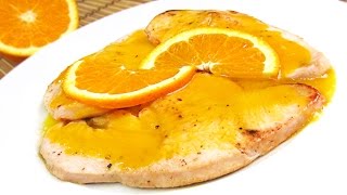 Filetes de Pechuga de Pavo a la Naranja [upl. by Langer]