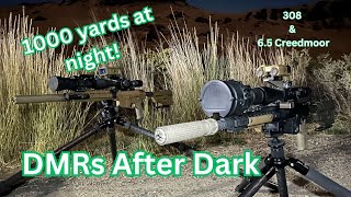 DMRs after dark 1000 yards with my night setups [upl. by Goodrich]