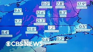 Winter storm expected to blanket Northeast with heavy snow [upl. by Akirdnuhs]