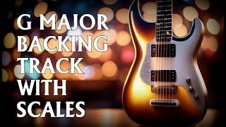 Unlock Your Creativity G Major Upbeat Pop Rock Backing Track for Guitar  Free Music Resource [upl. by Katt967]