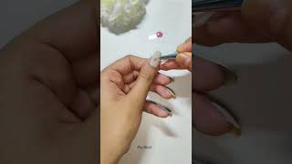 Easy flower Nail art designs at home 🏡🌼💅 nailart piubhol shorts [upl. by Stephanie]