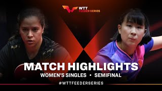 Daniela Fonseca Carrazana vs Xu Jiayi  WS SF  WTT Feeder Caracas 2024 [upl. by Kiona]