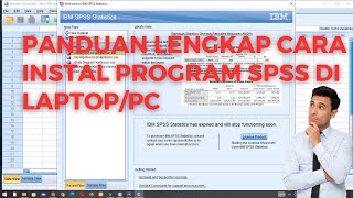 Panduan Lengkap Cara Instal Program SPSS di LaptopPC Dengan Mudah [upl. by Ashlen]