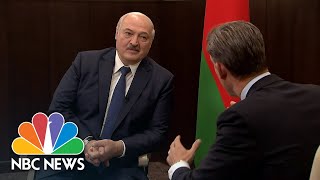 Watch In Full NBC News Exclusive Interview With Belarusian President Alexander Lukashenko [upl. by Alejna532]