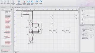 Démarrage direct deux sens avec logiciel Schémaplic  Version 60 [upl. by Adnohsat]