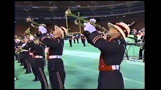 Port Chester High School Marching Band  1996 British Show [upl. by Rebmaed]