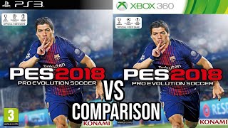 PES 2018 PS3 Vs Xbox 360 [upl. by Gilligan944]