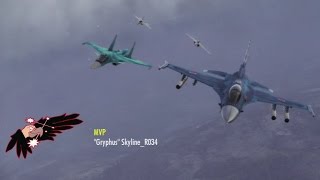 Ace Combat Infinity Gryphus Emblem and Effects [upl. by Artined]