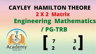 Cayley hamilton theorem in TamilEngineering mathematics I in Tamil Cayley hamilton theorem Tips [upl. by Kuth]