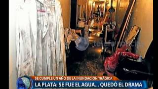 Postales de la trágica inundación en La Plata  Telefe Noticias [upl. by Akihsal729]