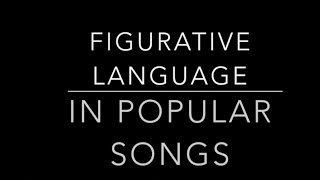 Simile Metaphor Hyperbole Personification Onomatopoeia and Idioms in Popular Songs [upl. by Ari]