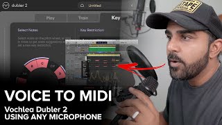 Convert VOICE to MIDI  Reggaeton Beat using Dubler 2 [upl. by Hgielram642]