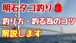 ゼロから始めるタコ釣り【釣り方編】基本的な釣り方やタコが釣れる仕掛けの操作方法、トラブル回避方法を解説！ [upl. by Ardnauqal]