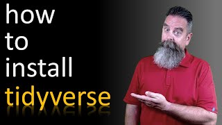 How To Install Tidyverse in RStudio [upl. by Briny520]