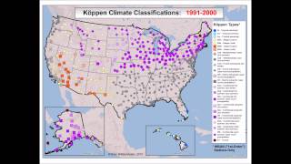 Köppen Climate Classification for the US [upl. by Stanhope]