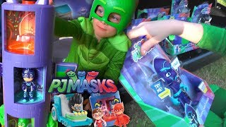 PJ Masks Transforming Toy Hunt  Luna Girl Tank Steals The Toys [upl. by Landon54]