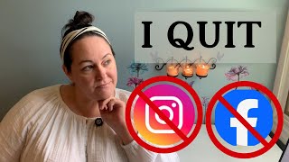 Quitting Social Media  Why I Quit Facebook And Instagram [upl. by Burack386]