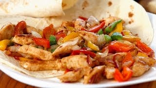 08 FAJITAS de FRANGO  Chef em Casa [upl. by Crenshaw]