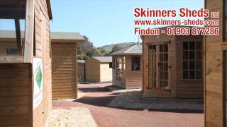 Skinners Sheds  Wyevale Garden Centre in Findon West Sussex [upl. by Etnuahs774]