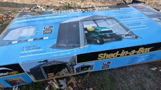 ShelterLogic 10x10x8 Shed In A Box Full Step By Step Assembly amp First Thoughts [upl. by Lorianna]