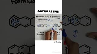 Resonance structure of anthracene l anthracene Resonance structure l anthracene formula structure l [upl. by Ilahtan]