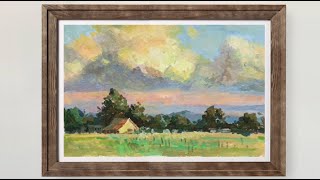 Impressionist Landscape  Easy Painting for Beginners  Acrylic Painting [upl. by Nivlac]