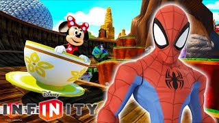 Spiderman Uomo Ragno  Gioco di Macchine da Corsa in Italiano  Disney Infinity 30 PS4 [upl. by Porter]