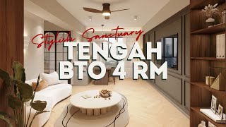 Tengah BTO Garden Terrace amp Garden Court 4room Transform Your New Home into a Stylish Sanctuary [upl. by Gavan]