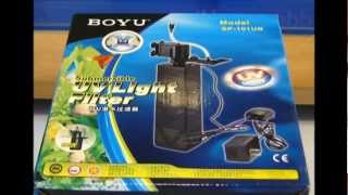 Submersible Aquarium UV Steriliser BOYU SP101UB  All Pond Solutions [upl. by Ainnos]