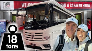 LARGEST MORELO ever exhibited at the NEC MOTORHOME and CARAVAN SHOW [upl. by Yelnet]