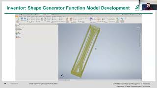 Lecture 42 Tutorial on Shape Optimization using Inventor Pro [upl. by Mariele85]