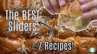 7 Sliders Recipes  Easy Make Ahead Meals for a Crowd [upl. by Hayward]