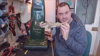 Lets Take a Look at the Brushroll on Our 1997 Hitachi CV780DC Upright Vacuum Cleaner [upl. by Ardin126]