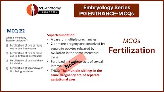 MCQs in Fertilization with explanation of some key concepts [upl. by Everrs]