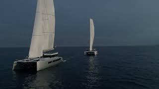 WINDELO 54 AND WINDELO 50 SAILING SIDE BY SIDE [upl. by Nytsirc]